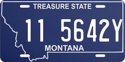 MT license plate 115642Y