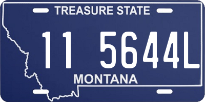 MT license plate 115644L