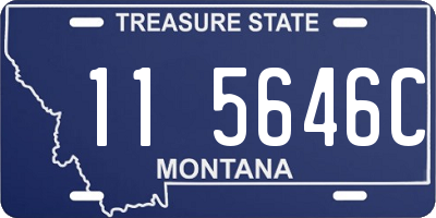 MT license plate 115646C