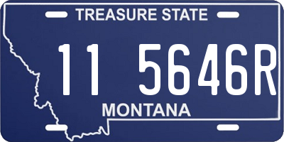 MT license plate 115646R