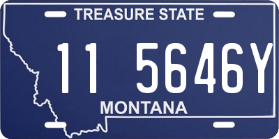 MT license plate 115646Y