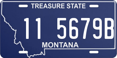 MT license plate 115679B