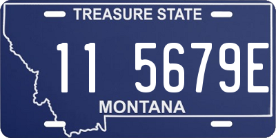 MT license plate 115679E