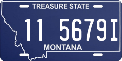 MT license plate 115679I