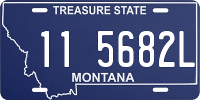 MT license plate 115682L