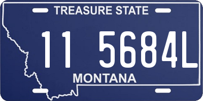 MT license plate 115684L
