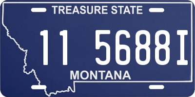 MT license plate 115688I