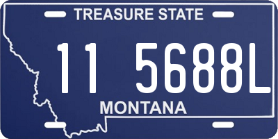 MT license plate 115688L