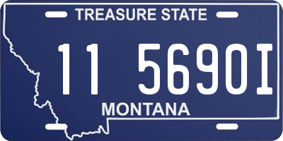 MT license plate 115690I