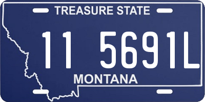 MT license plate 115691L