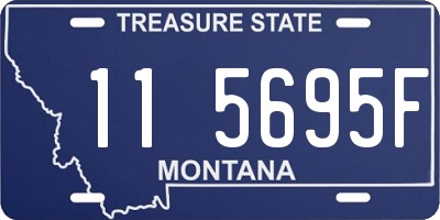 MT license plate 115695F
