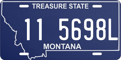 MT license plate 115698L