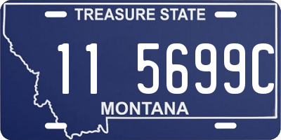 MT license plate 115699C