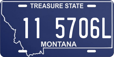 MT license plate 115706L