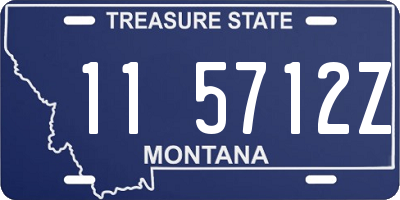 MT license plate 115712Z