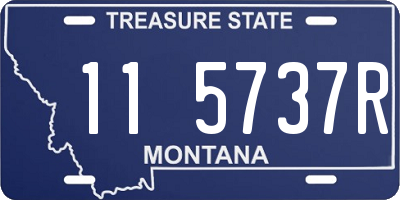 MT license plate 115737R