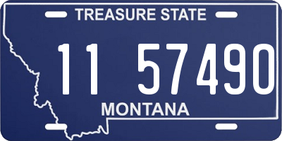 MT license plate 115749O