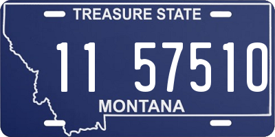 MT license plate 115751O