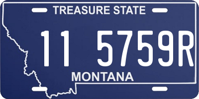 MT license plate 115759R