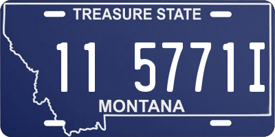 MT license plate 115771I