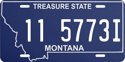 MT license plate 115773I