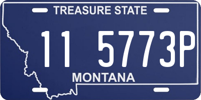 MT license plate 115773P