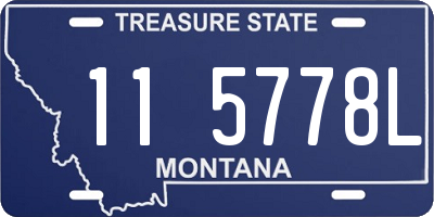 MT license plate 115778L