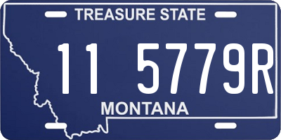 MT license plate 115779R