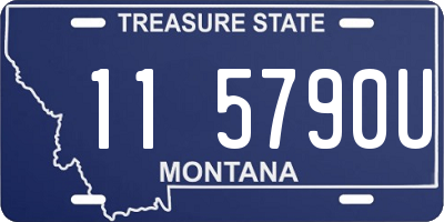 MT license plate 115790U