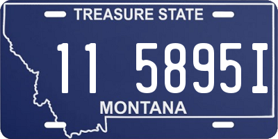 MT license plate 115895I