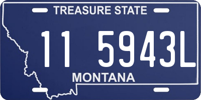 MT license plate 115943L