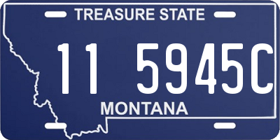 MT license plate 115945C
