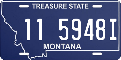 MT license plate 115948I