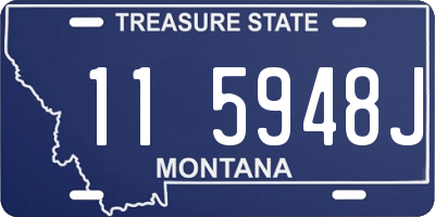 MT license plate 115948J