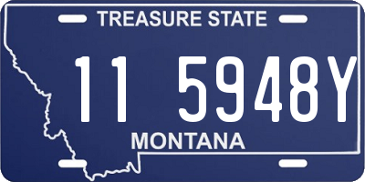 MT license plate 115948Y