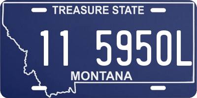 MT license plate 115950L