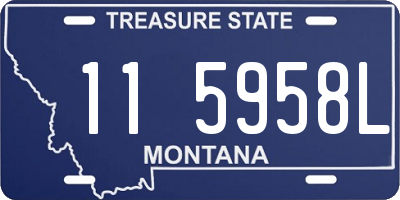 MT license plate 115958L