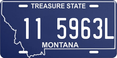 MT license plate 115963L