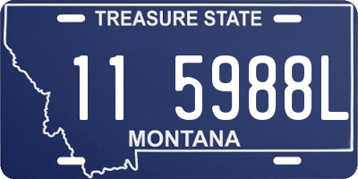 MT license plate 115988L