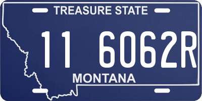 MT license plate 116062R