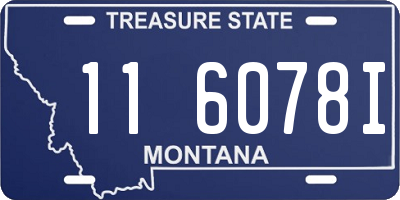 MT license plate 116078I