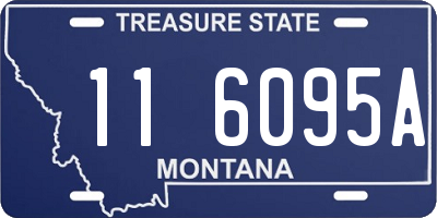 MT license plate 116095A