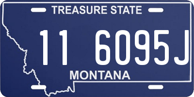 MT license plate 116095J