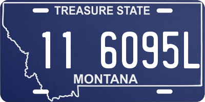 MT license plate 116095L