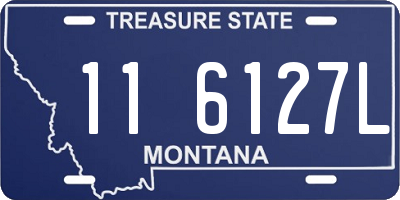 MT license plate 116127L