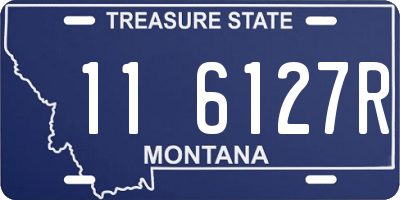 MT license plate 116127R