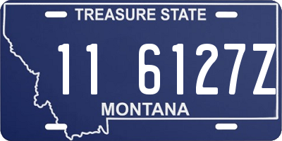 MT license plate 116127Z