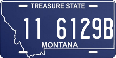 MT license plate 116129B