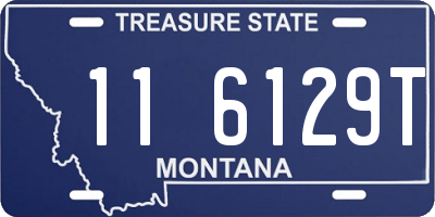 MT license plate 116129T