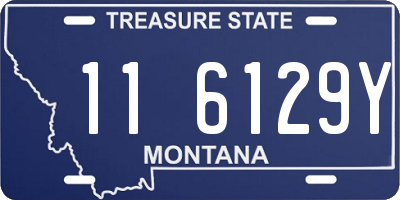 MT license plate 116129Y